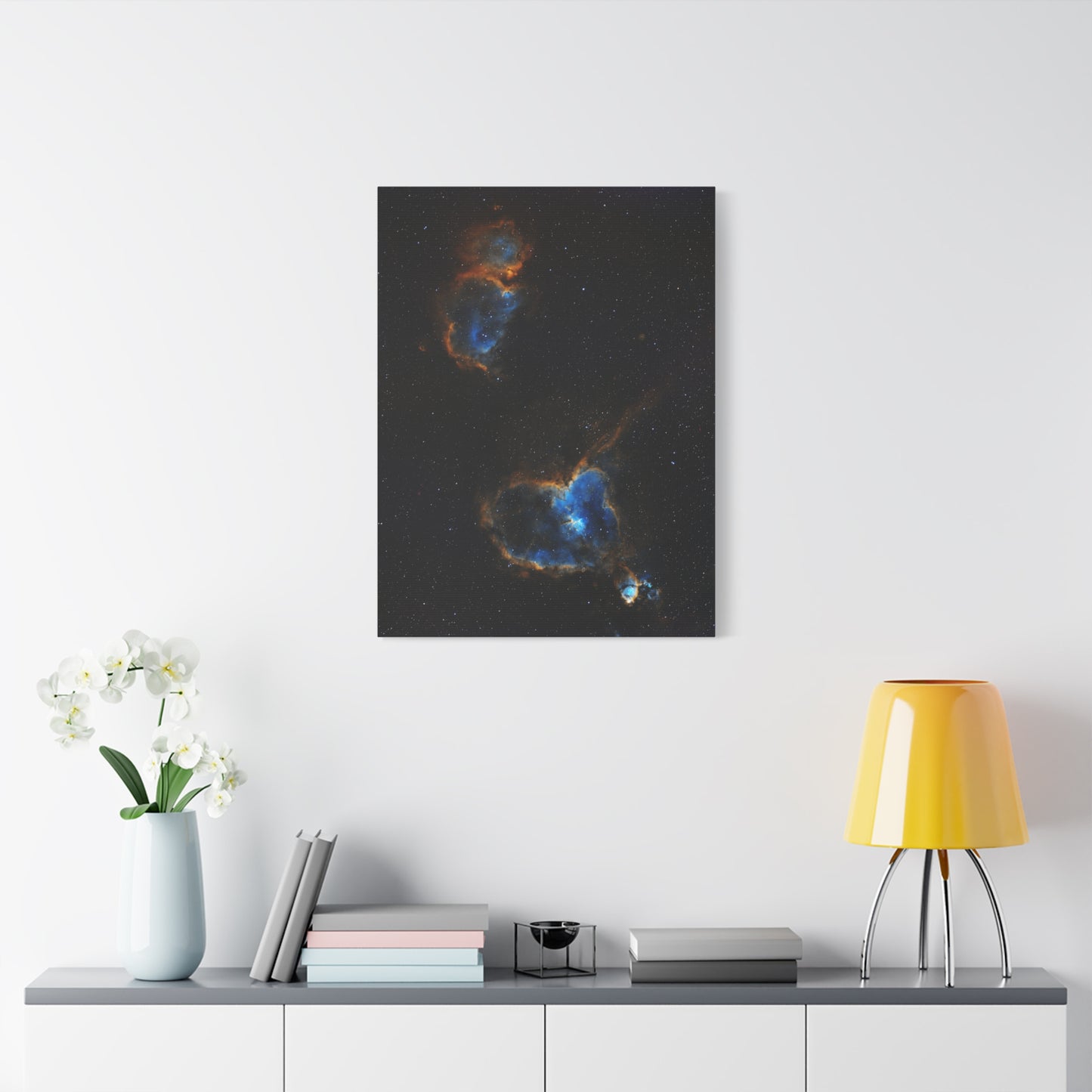 Heart and Soul Nebula on Canvas