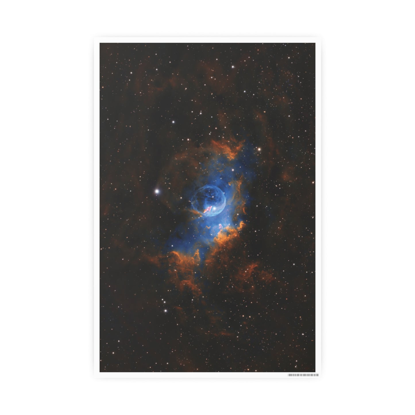 Bubble Nebula (NGC 7635) Vertical Satin Finish Posters