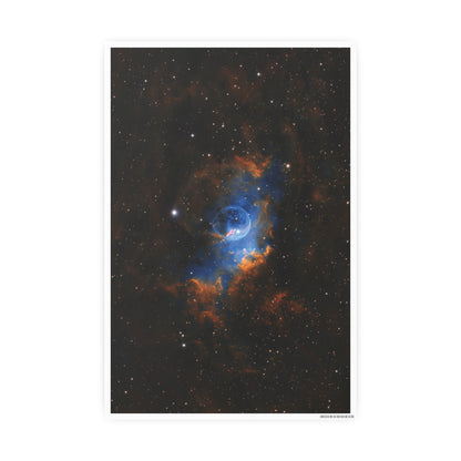 Bubble Nebula (NGC 7635) Vertical Satin Finish Posters