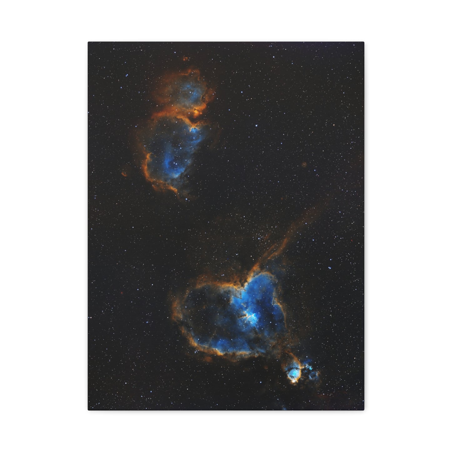 Heart and Soul Nebula on Canvas