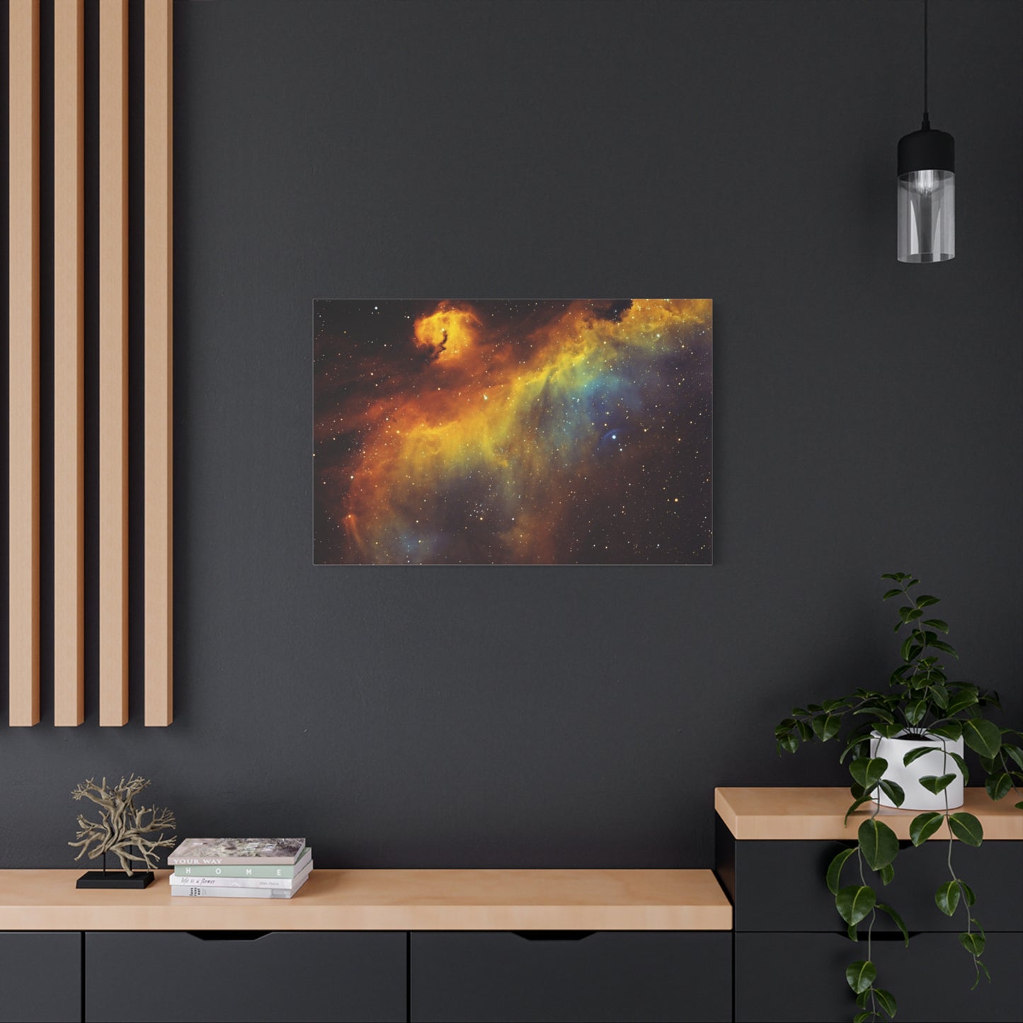 IC2177 - The Seagull Nebula on Canvas