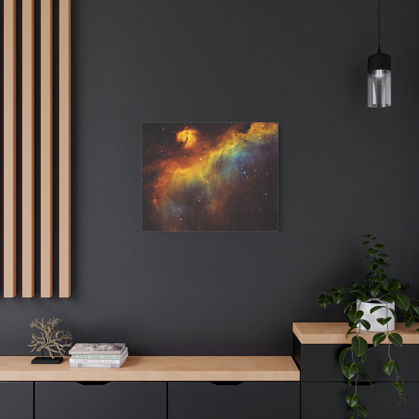 IC2177 - The Seagull Nebula on Canvas