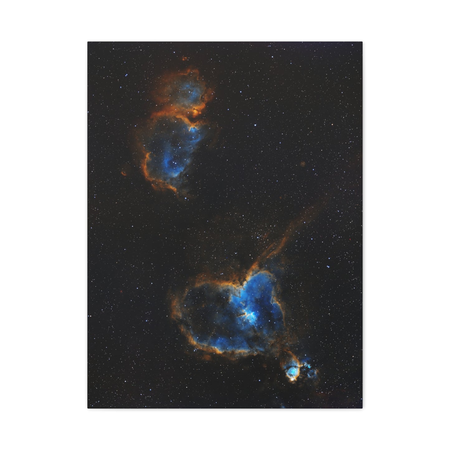 Heart and Soul Nebula on Canvas