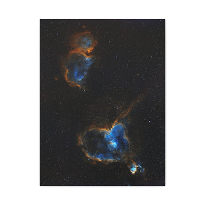 Heart and Soul Nebula on Canvas