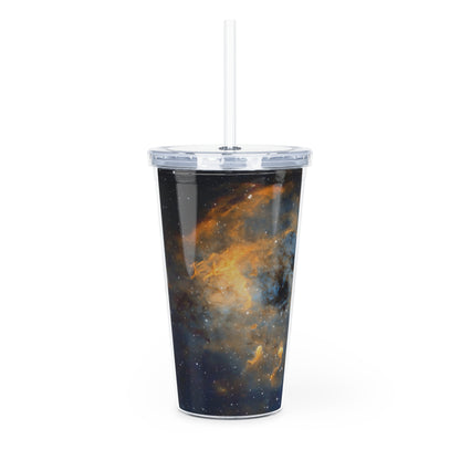 Tadpole Nebula (IC 410) Plastic Tumbler with Straw - 20oz