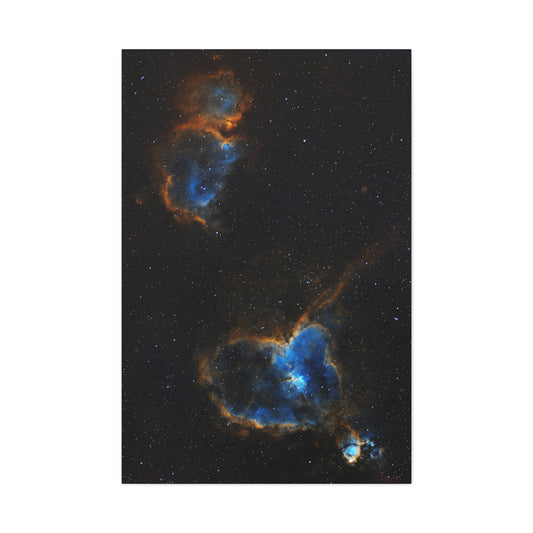 Heart and Soul Nebula on Canvas