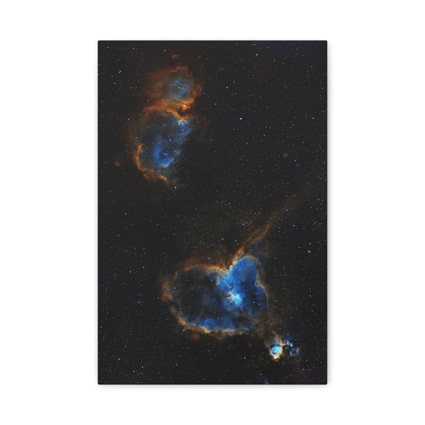 Heart and Soul Nebula on Canvas