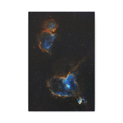 Heart and Soul Nebula on Canvas