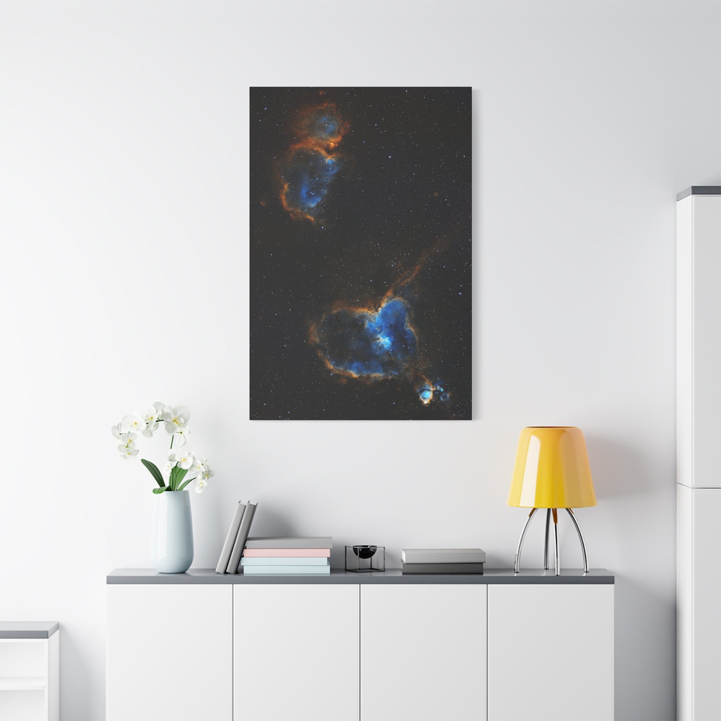 Heart and Soul Nebula on Canvas