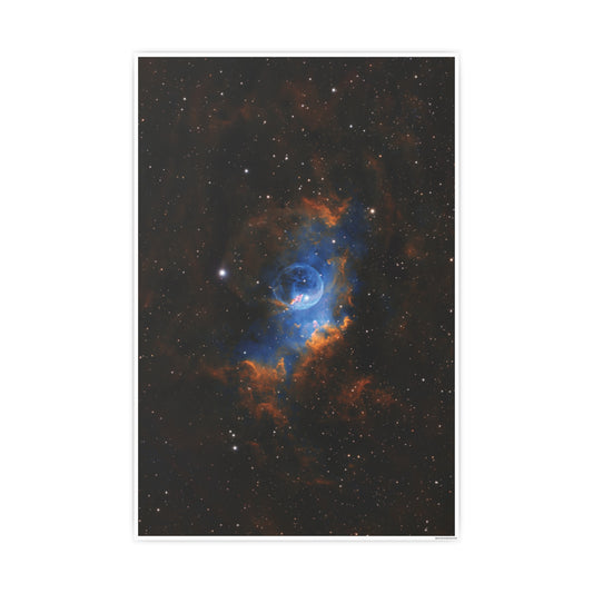 Bubble Nebula (NGC 7635) Vertical Satin Finish Posters